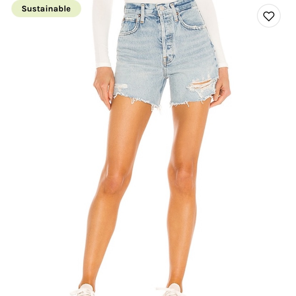 Agolde shorts in groove